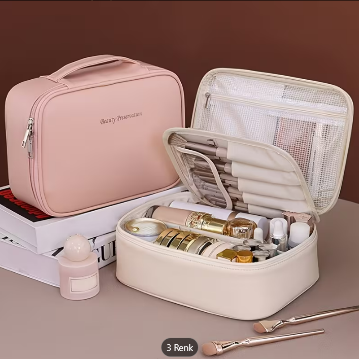Avrelo® Luxury Travel Cosmetic Bag & Makeup Organizer