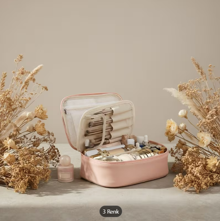 Avrelo® Luxury Travel Cosmetic Bag & Makeup Organizer